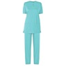 Short-Sleeve Henley Pant Set, , large