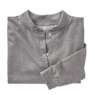 Snap-Front Cardigan, Heather Gray, large