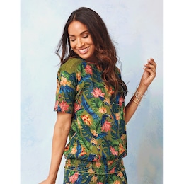 Smocked Detail Top, , large