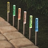 Set of 6 Solar LED Yard Lights, , large