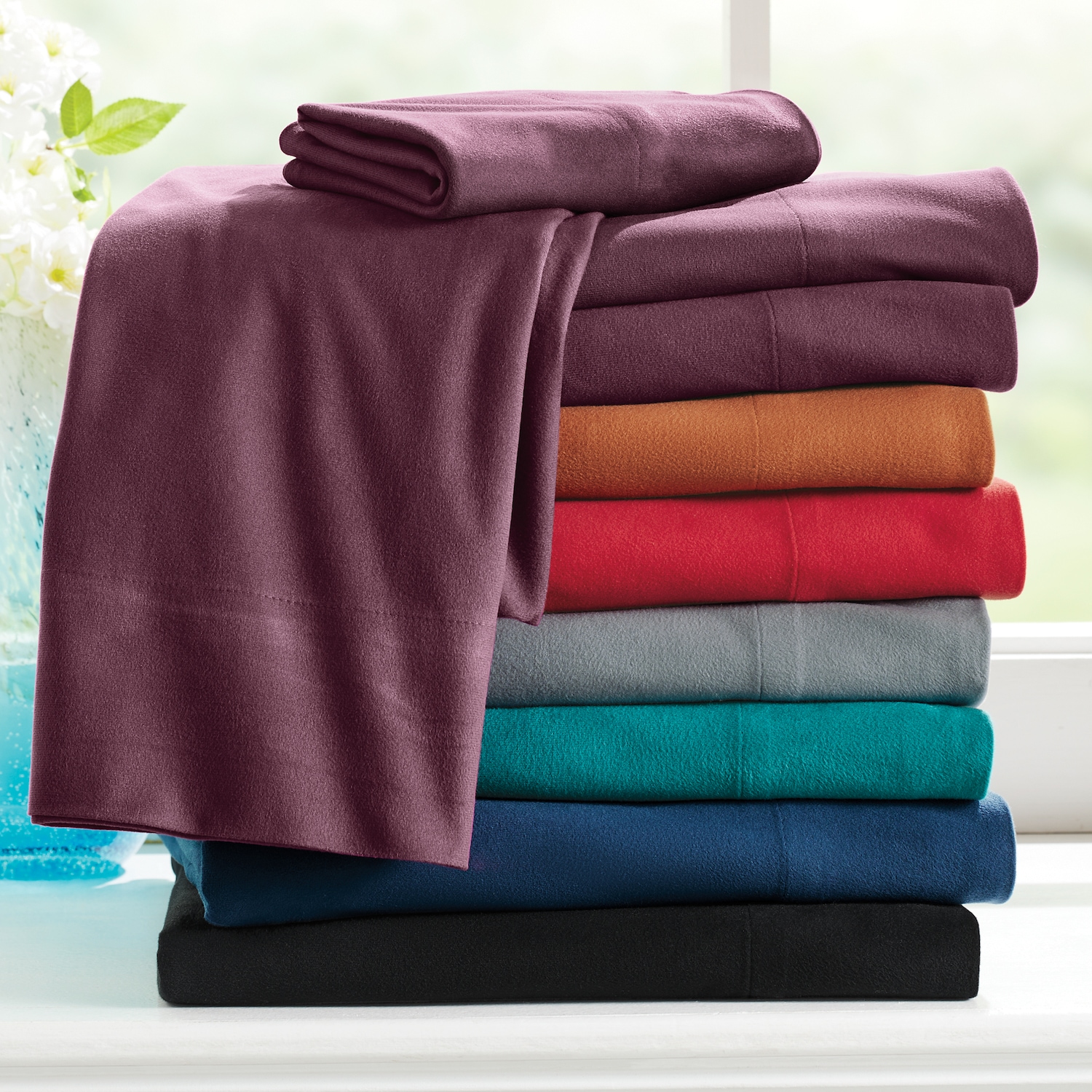 Color Connection Flannel Sheet Set | Harriet Carter