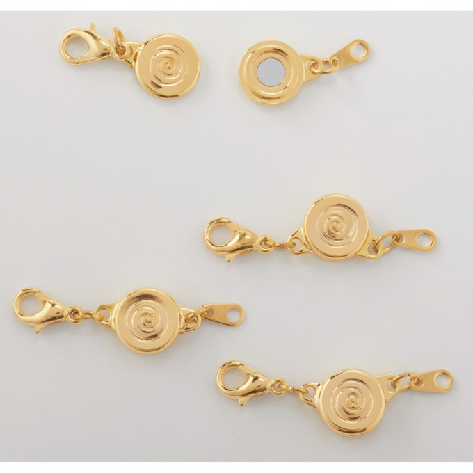 Magnetic Jewelry Clasps, Gold, large