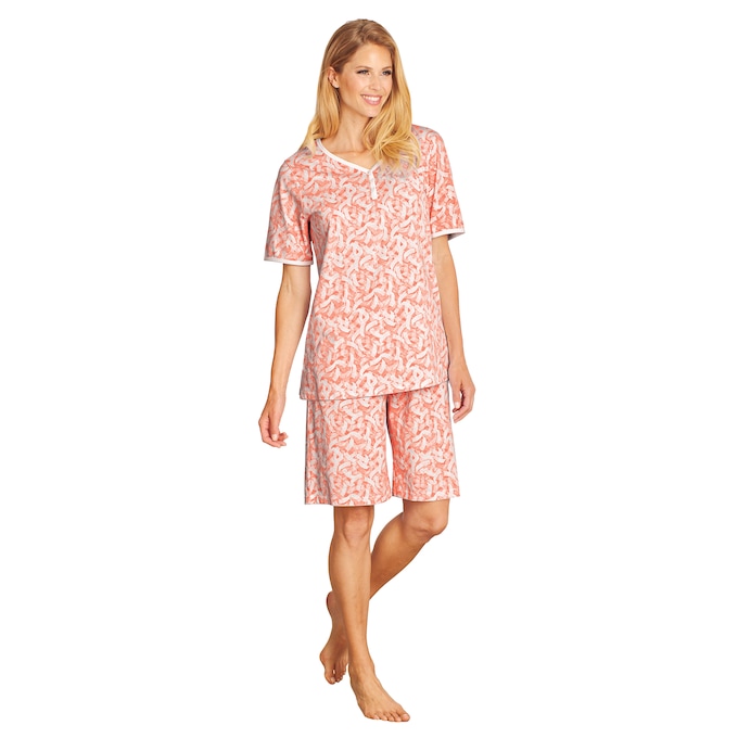 Print Shorty Pajama, , large