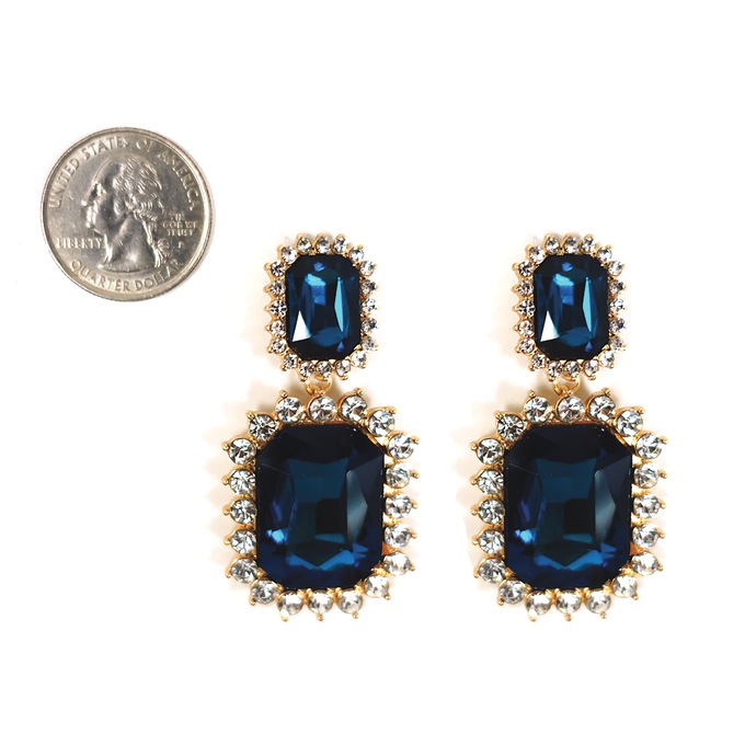 Crystal Drop Earrings, , large