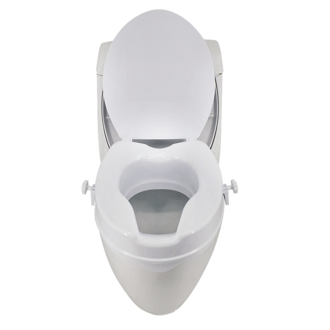 Raised Toilet Seat with Lid, , large