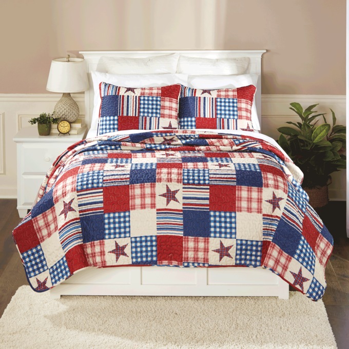 United Plaids Quilt Set, , large