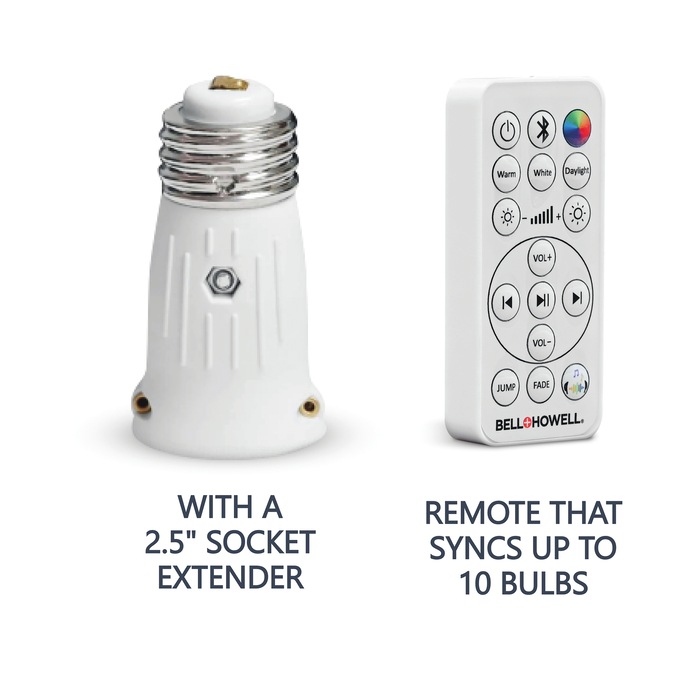 Bell+Howell Speaker Light Bulb, , large