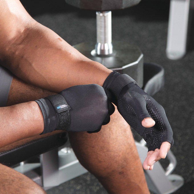 Copper Fit Ice Compression Gloves, , large