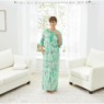 Cora Print Knit Robe, , large
