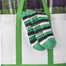 Tote, Throw & Sock Set, Green Plaid, large