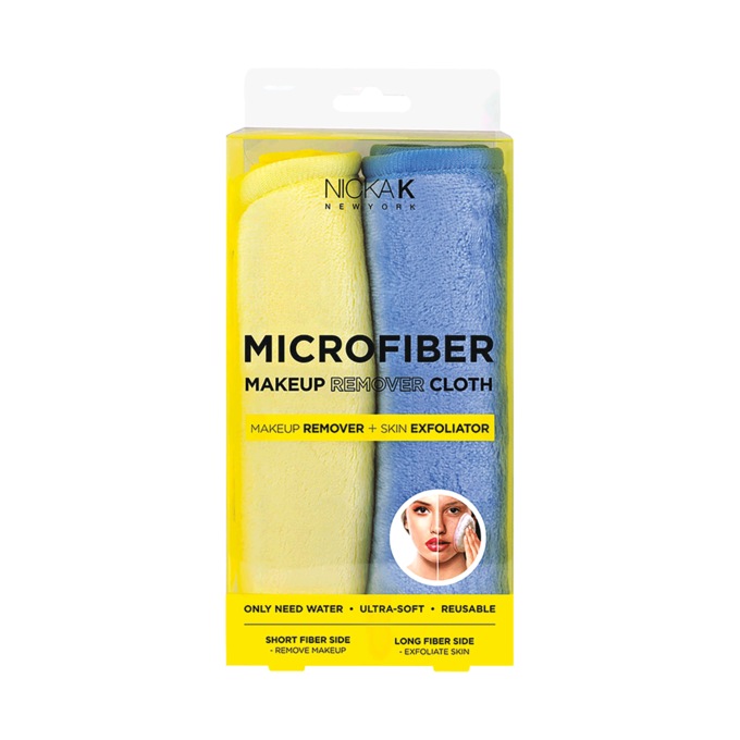 Set of 2 Microfiber Makeup Remover Cloths, , large