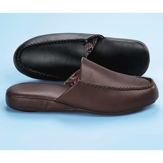 Men's Open-Back Slipper, , large