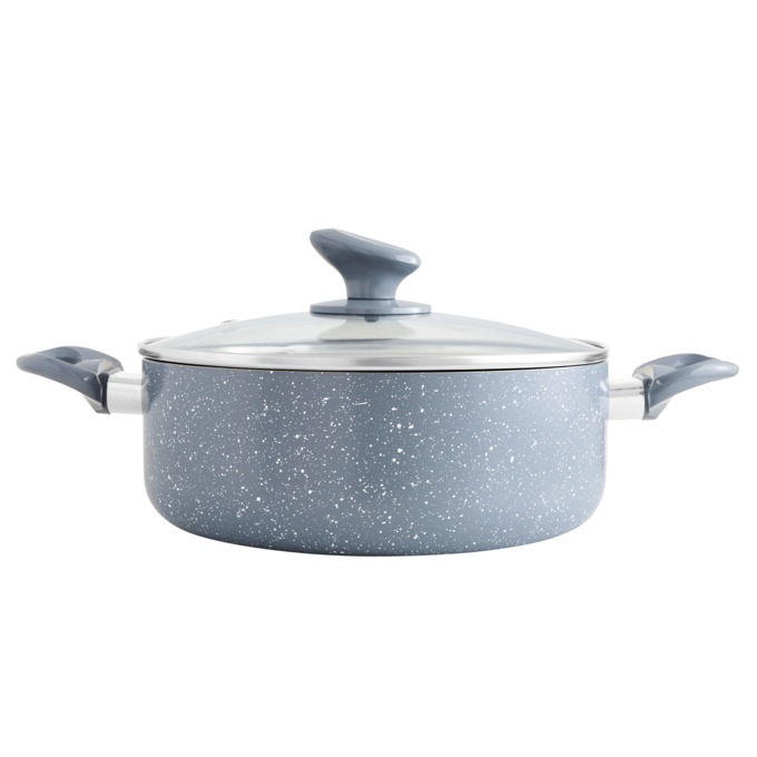 Chef Tested 11-Piece Granite Ceramic Nonstick Cookware Set, , large