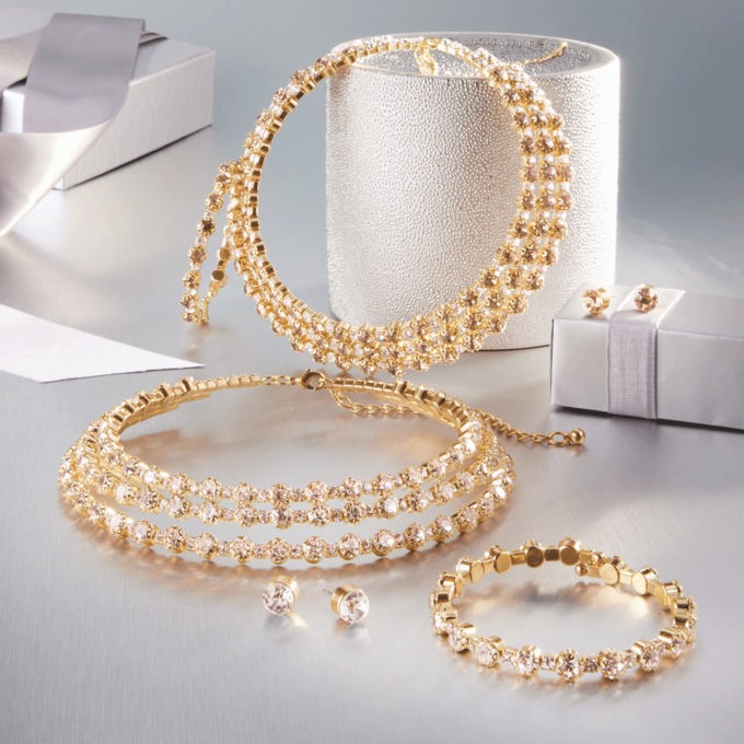 Crystal Row Jewelry Set, , large