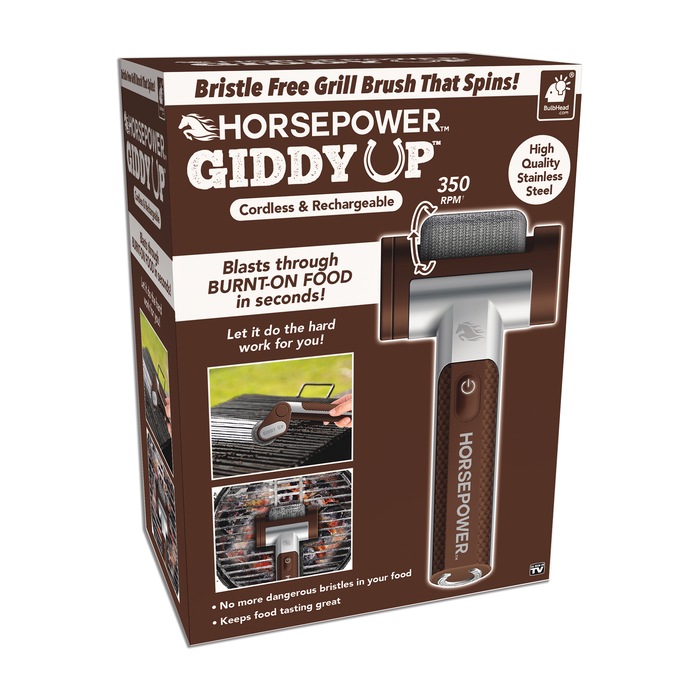 HORSEPOWER GiddyUp Electric Grill Brush, , large