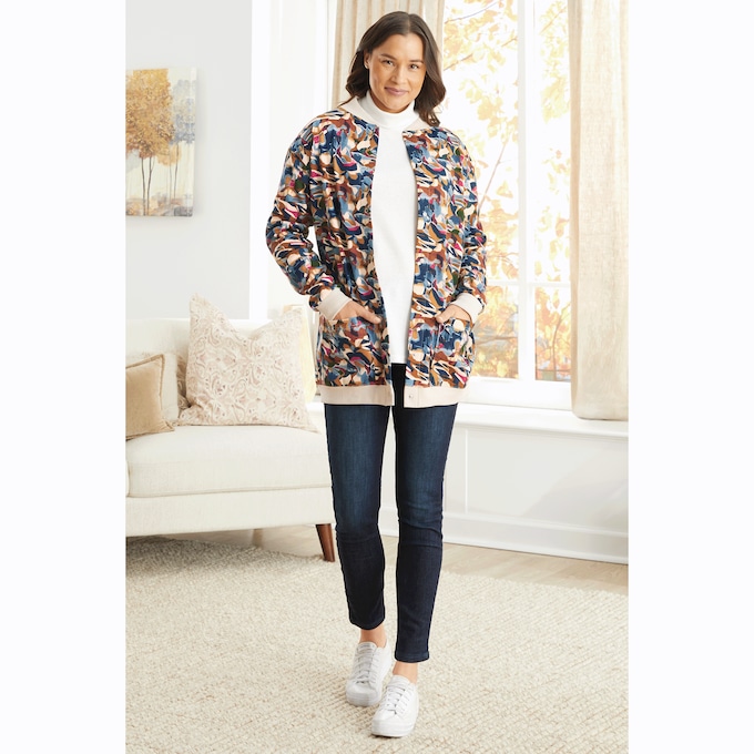 Snap-Front Cardigan | Harriet Carter