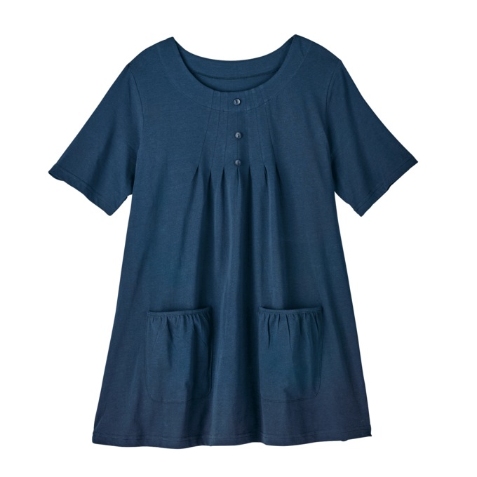 Knit Tunic with Patch Pockets, , large