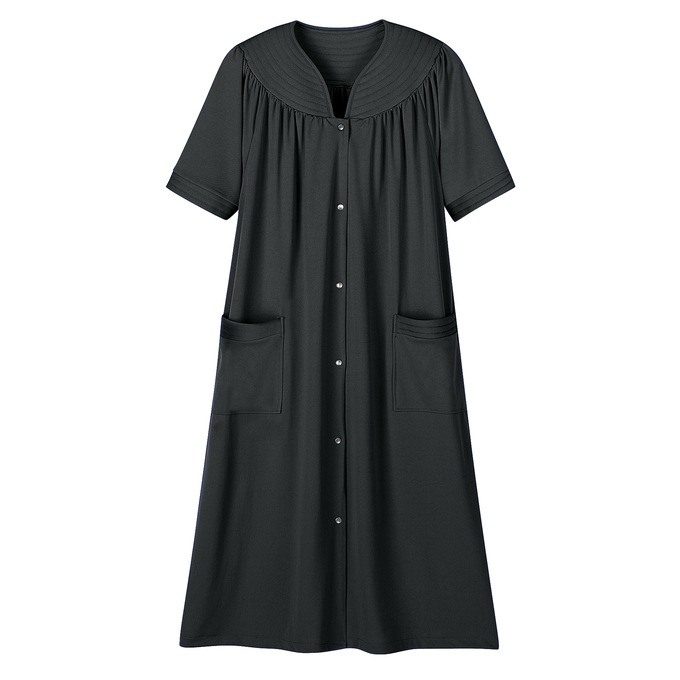 Polyester Snap-Front Duster, , large