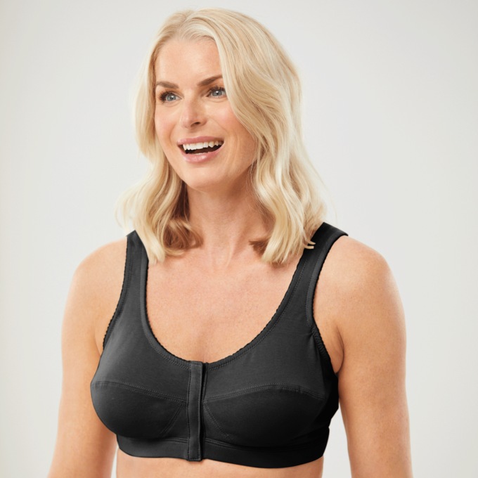 Q-T Intimates™ Front-Close Adaptable Bra, , large