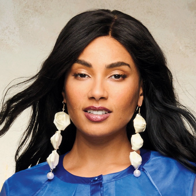 Rosette Faux-Pearl Earrings, , large