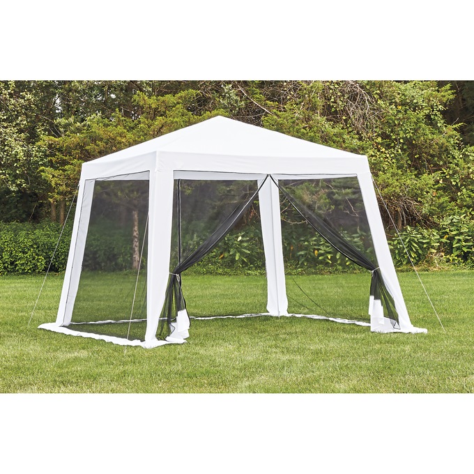 Gazebo with Netting, , large