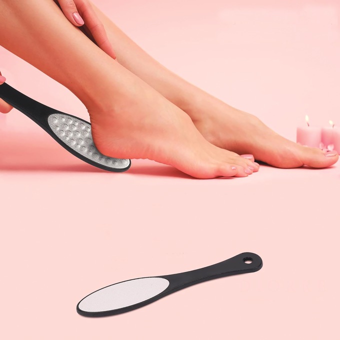 3-Piece Pedicure Foot File Set with Bag, , large