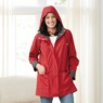 Lightweight Spring Coat, Red Dot, large