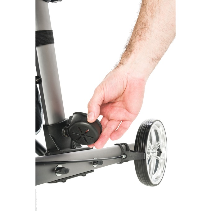 Upright Rollator, Graphite, large