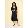 Short-Sleeve Knit Shrug, , large