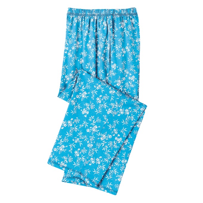 Printed Capri Pajama Set, , large