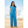 Comfy Waffle Knit Jumpsuit, , large