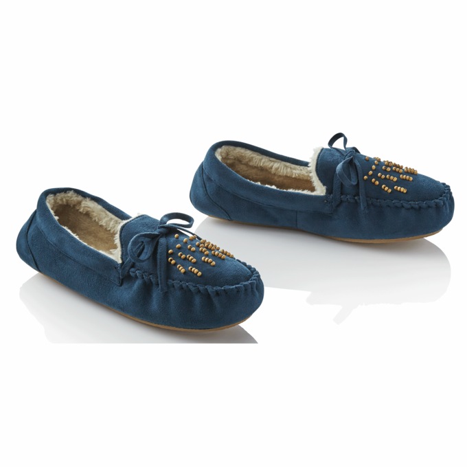 Marley Slipper, Navy, large