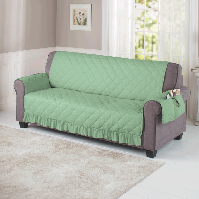 Ruffled Furniture Cover, , large