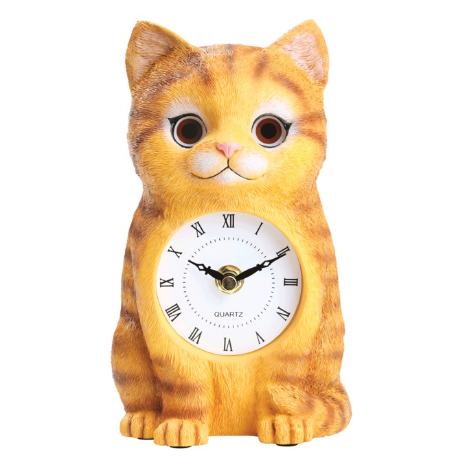 Cat Clock with Moving Eyes, , large