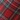 Tartan Plaid Christmas Stocking, Red, swatch