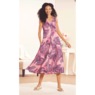 Sleeveless Button-Front Print Sundress, , large