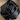 Rosette Faux-Pearl Earrings, Black, swatch