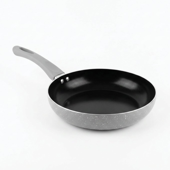 Chef Tested 11-Piece Granite Ceramic Nonstick Cookware Set, Gray, large