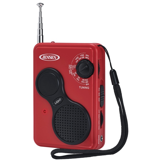 AM/FM Weather Band Radio with Flashlight, , large
