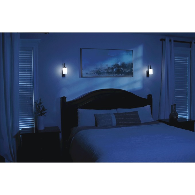 Smart Sconce, Black, large