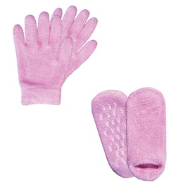 Spa Smooth Gel Gloves &amp; Sock Set, , large
