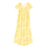 Printed Gown With Smocking, Sunshine, large