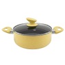 Chef Tested 11-Piece Granite Ceramic Nonstick Cookware Set, Yellow, large