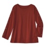 Button-Sleeve Top, , large
