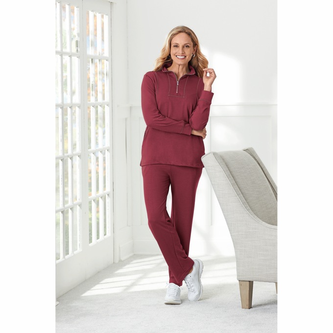 2-Piece French Terry Knit Set, , large