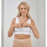 Seamless Lace Snap-Front Bra, , large