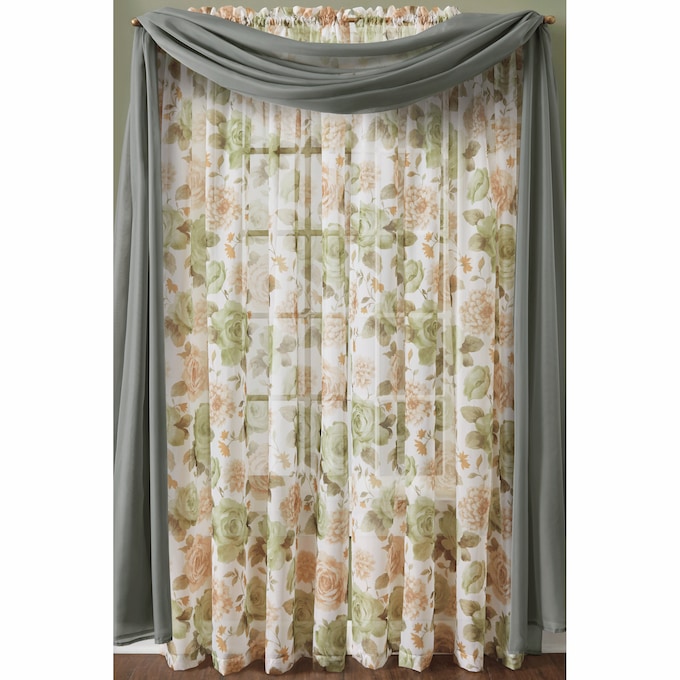 Sheer Curtain Panel, , large