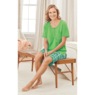 Plaid Knit Shorty PJs, , large