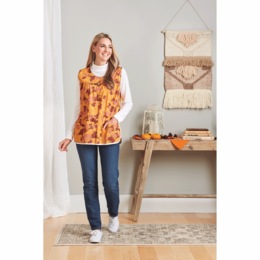 Easy-Care Button-Front Cobbler Apron, , large
