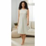 Wide-Rib Sleeveless Nightgown, , large